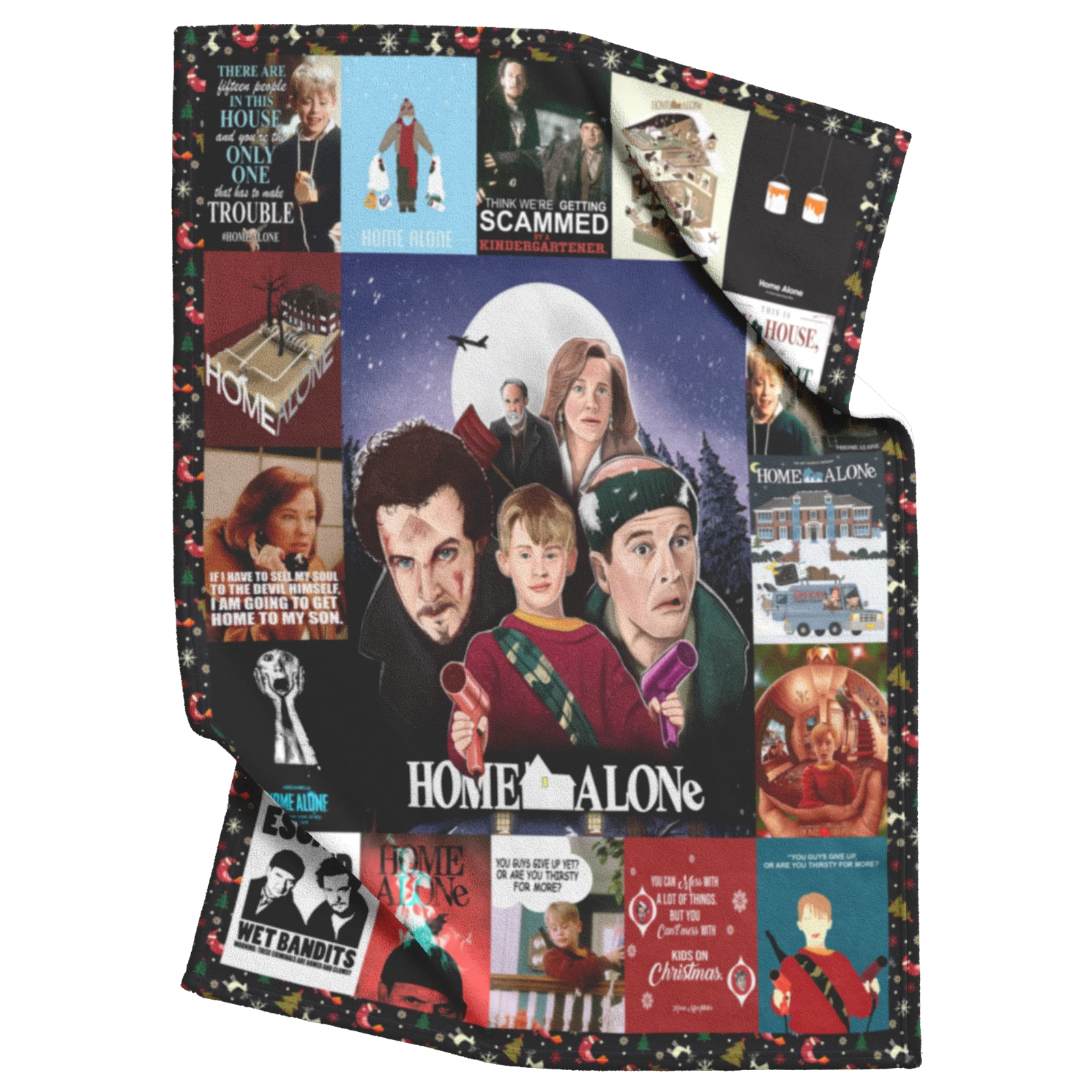 Home Alone Blanket, Home Alone Movies Fleece, Sherpa Blanket