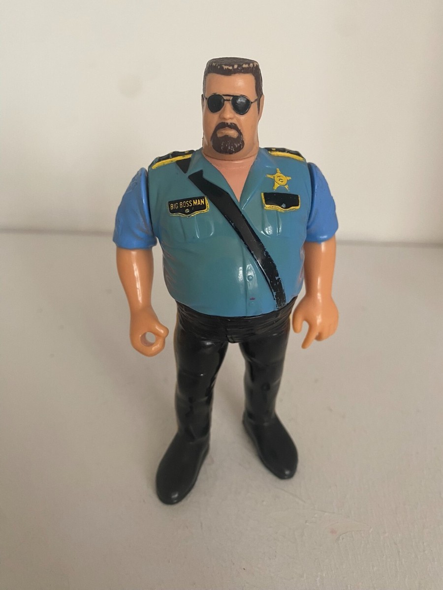 WWE THE BIG BOSS MAN HASBRO WRESTLING ACTION FIGURE WWF SERIES 1