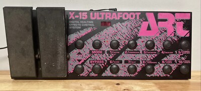 ART X-15 Ultrafoot Guitar Effects Foot Controller - Digital Real Time System