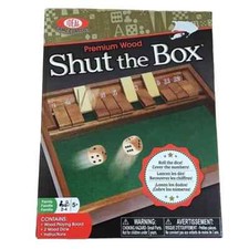 Shut The Box Wooden Dice Game 12 Digit