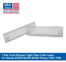 Clear Front Bumper Light Lens For Mazda B2000 B2200 B2600 Bravo SE-5 LX Pickup