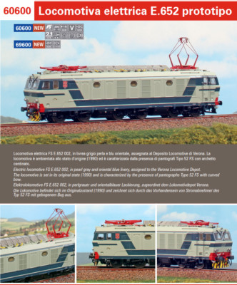 ACME 60600 LOKOMOTIVE E652.002 PROTOTYP