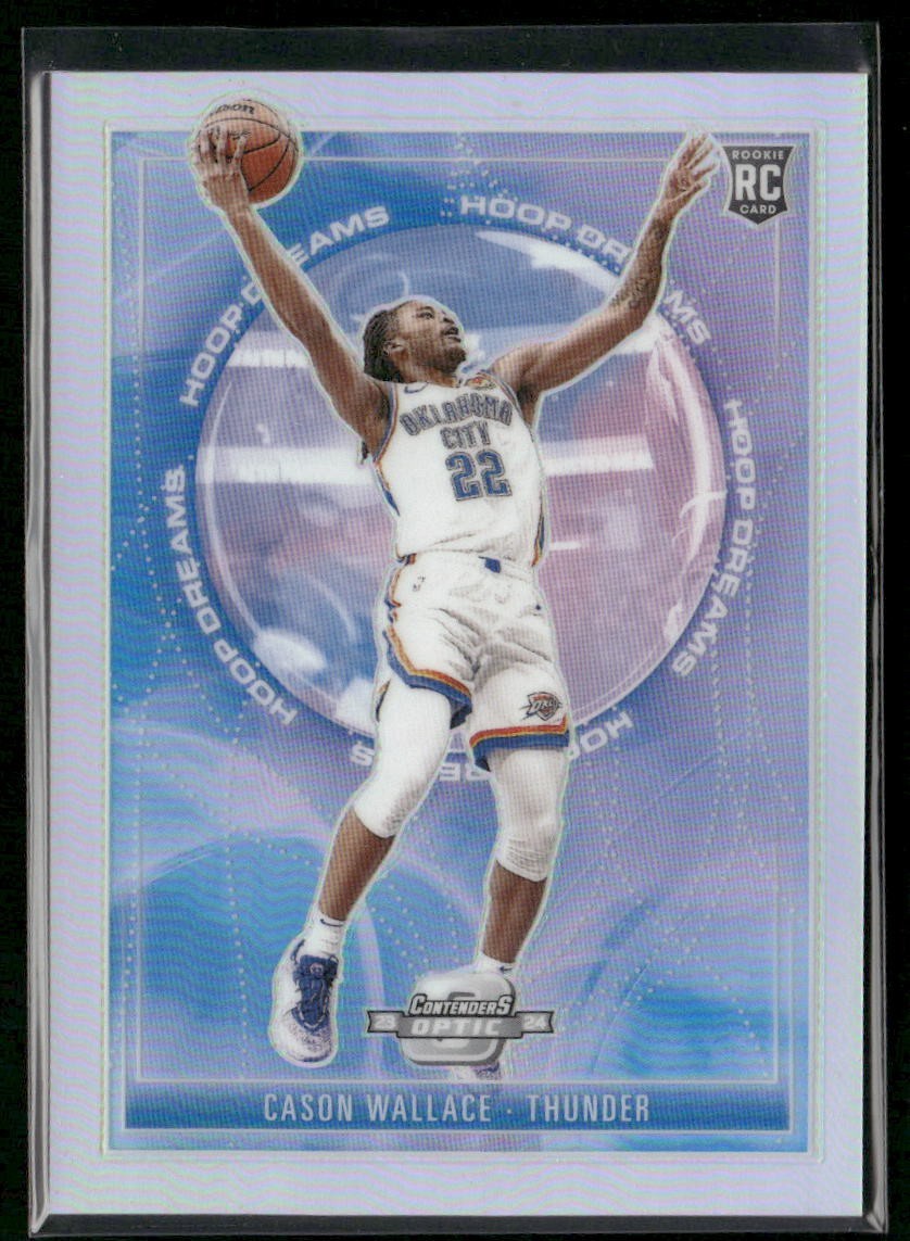 2023-24 Optic Contenders Cason Wallace Hoop Dreams Holo RC