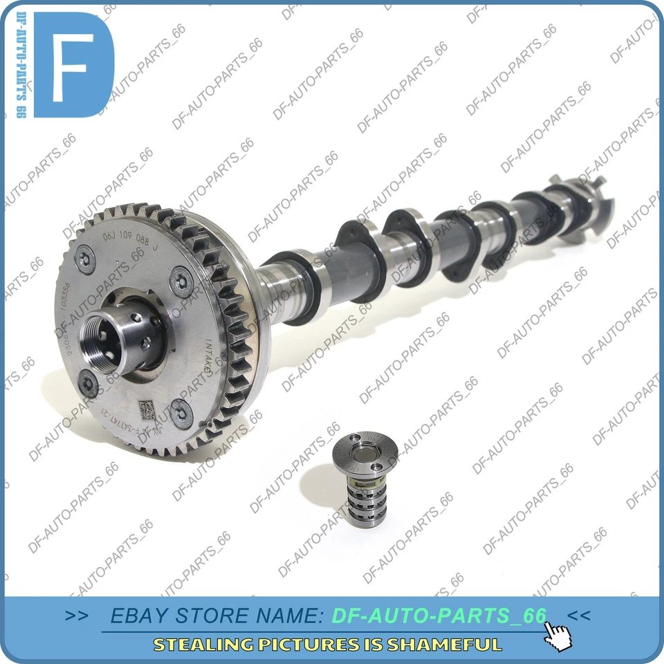 OEM Intake Camshaft 06K109021M & VVT Valve VW Golf AUDI S3 A4 A5 Q5 1.8T 2.0TSI Foto 4 de 4