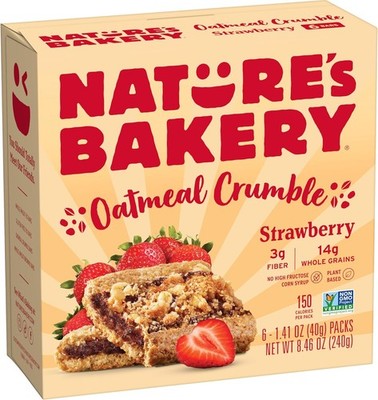 â s Bakery Oatmeal Crumble Bars, Stberry, Real Fruit, Vegan,