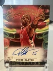 2024-25 Topps Inception - Memory Lane Marks Vince Carter,  #MLM-VC Red /75 Auto