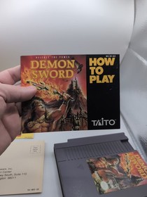 Demon Sword Nintendo Entertainment System NES Complete in Box