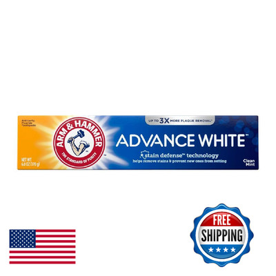 ARM & HAMMER Advance White Toothpaste Clean Mint Extreme Whitening 4.3oz Pack of