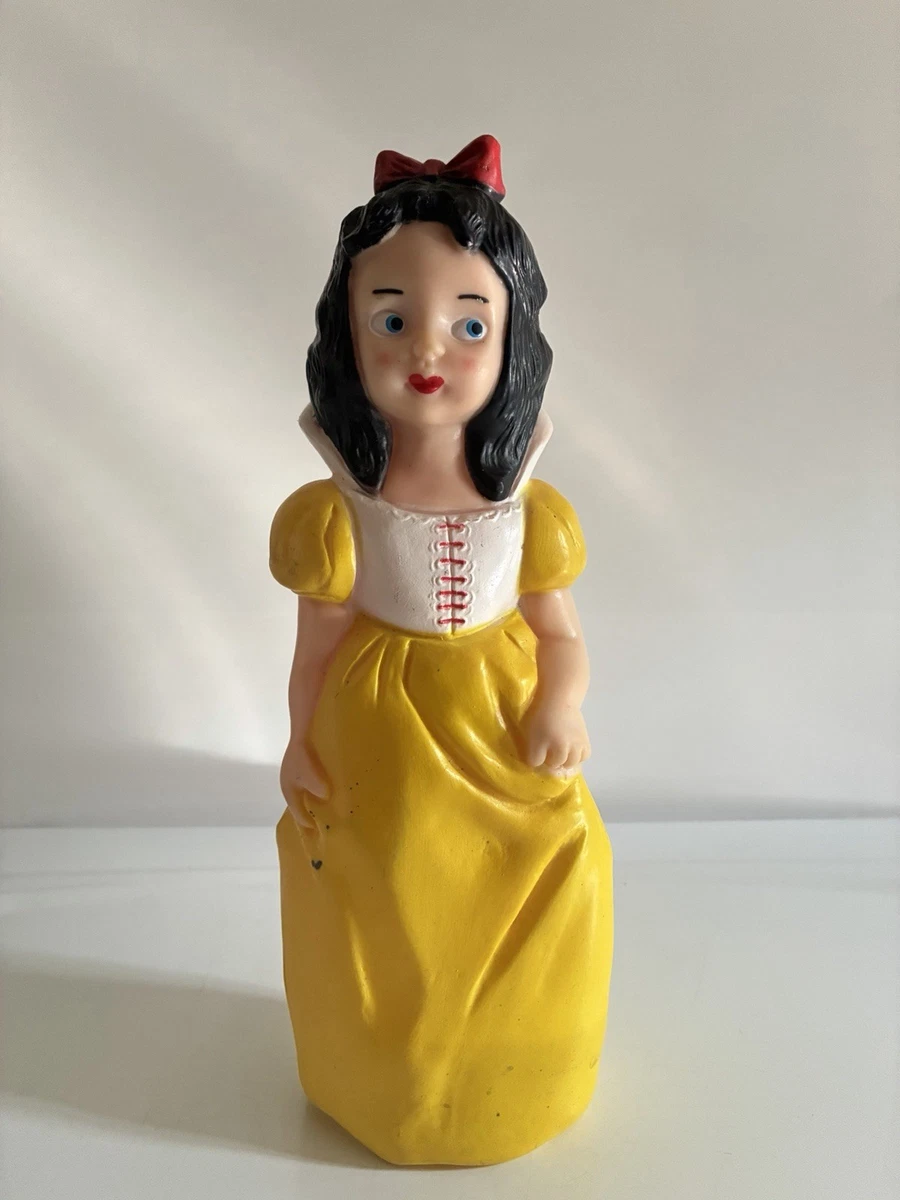 Walt Disney Schneewittchen Quietschfigur Snow White Ledra Italy Squeak Toy 1960