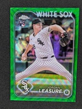2024 Topps Chrome Green Wave Refractor #USC94 Jordan Leasure #/99 White Sox Rc