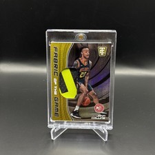 2017-18 John Collins Totally Certified Fabric of the Game Gold Rookie /10