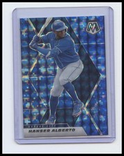 2021 Panini Mosaic #55 Hanser Alberto Blue Camo