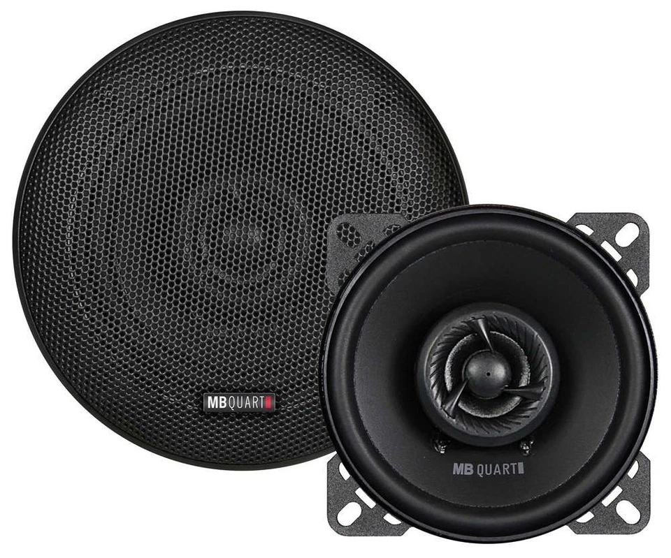 MB Quart QX100 - 10cm Coaxial Haut-Parleur 100mm Voiture Boxe Kit Paire Koaxe