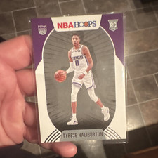 Panini 2020-21 NBA Hoops Tyrese Haliburton #238 Kings Rookie Base