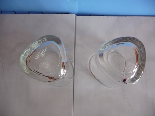 2x Grant's scotch whisky glasses collectible bar alcohol used rare white - Picture 6 of 6