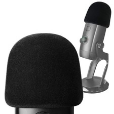 Pop Filter for Blue Yeti X Mic - Foam Microphone Windscreen Cover with Velvet...