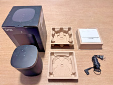 Sonos One Gen 2 Smart Speaker w/ Box, Cord Paperwork - Black
