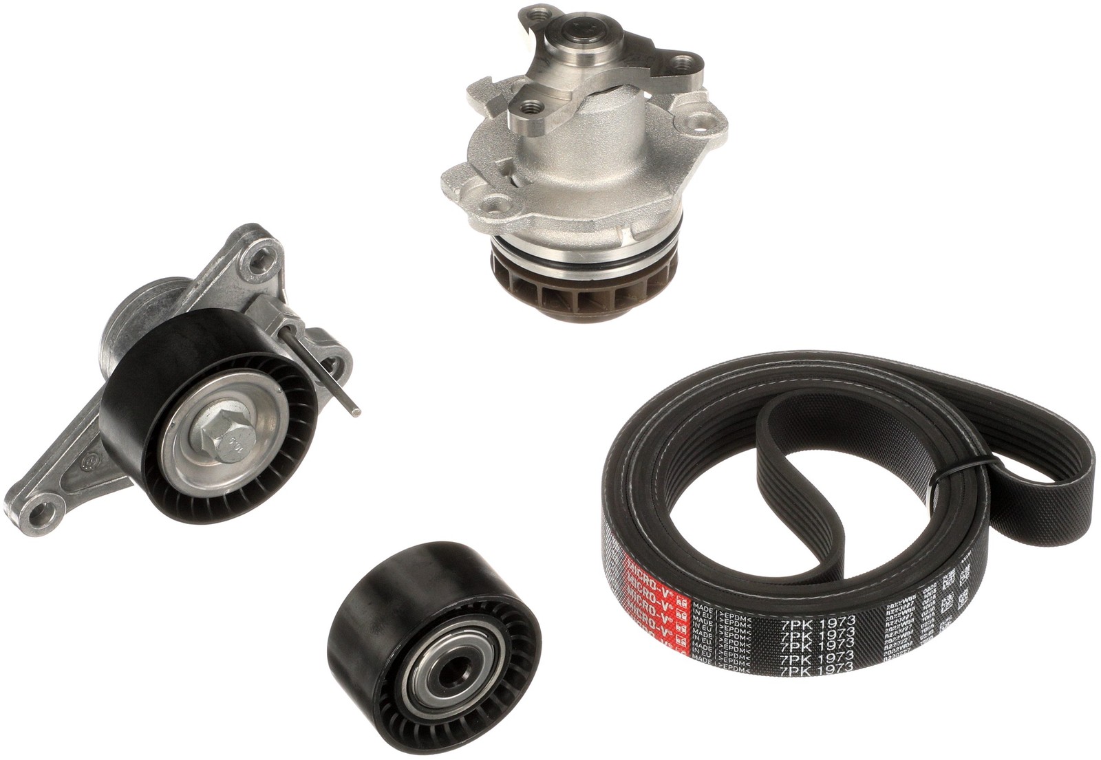 Fits GATES KP17PK1973 KP17PK1973 MICRO V WP KIT