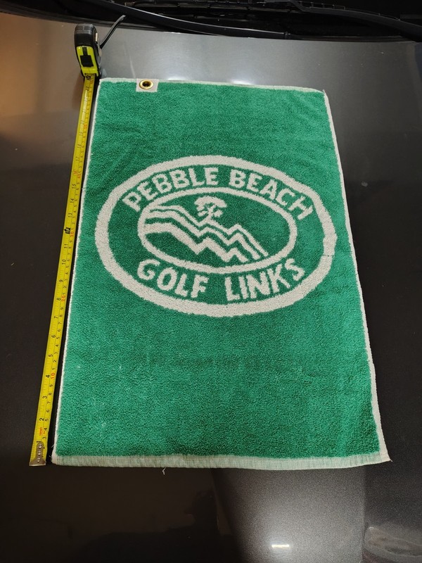 Swift & Company: Vintage PEBBLE BEACH GOLF LINKS Golf Towel