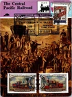 Dr Jim Stamps Maximum Card Transcontinental Railroad Golden Spike Combo Fdc