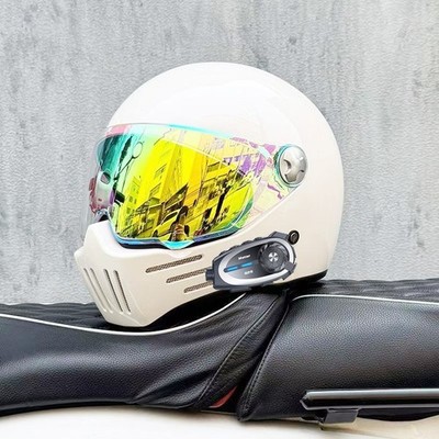 Motorbike helmet Built-in Bluetooth Camera Intercom Motorcycle Full Face Helmet