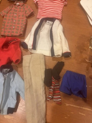 Lot Of Vintage 1960s Ken Doll Clothing & Accessories Mattel Barbies Boyfriend