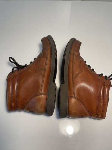 rockport Mens brown leather boots Size 12 M made in USA Vibram Soles - Picture 13 of 20