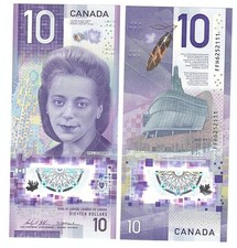 Canada - 10 Dollars 2018 (2021) UNC Polymer P. W113(2) Lemberg-Zp