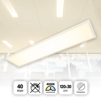 Xtend Led Panel 120X30Cm Neutralweiß 4000K 40W Led Deckenleuchte