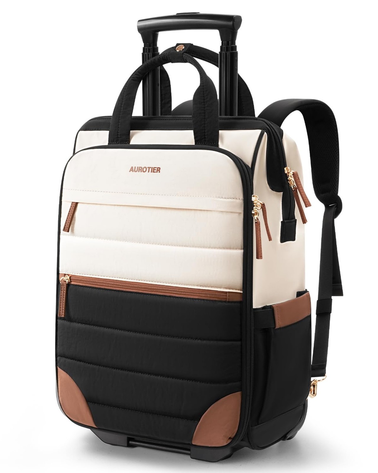 For Women, Travel Backpack With Wheels, 16 Inch Wheel...