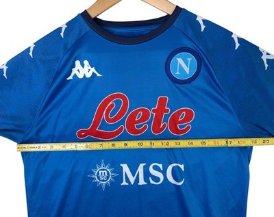 Kappa SSC Napoli Soccer Jersey 2020/21 Short Sleeve Blue Men's
