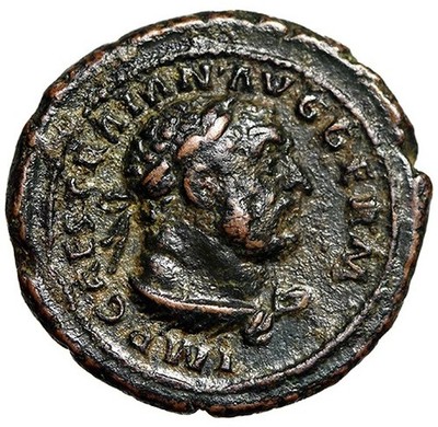 Trajan AE Quadrans ''Hercules Portrait & Boar'' Good Very Fine