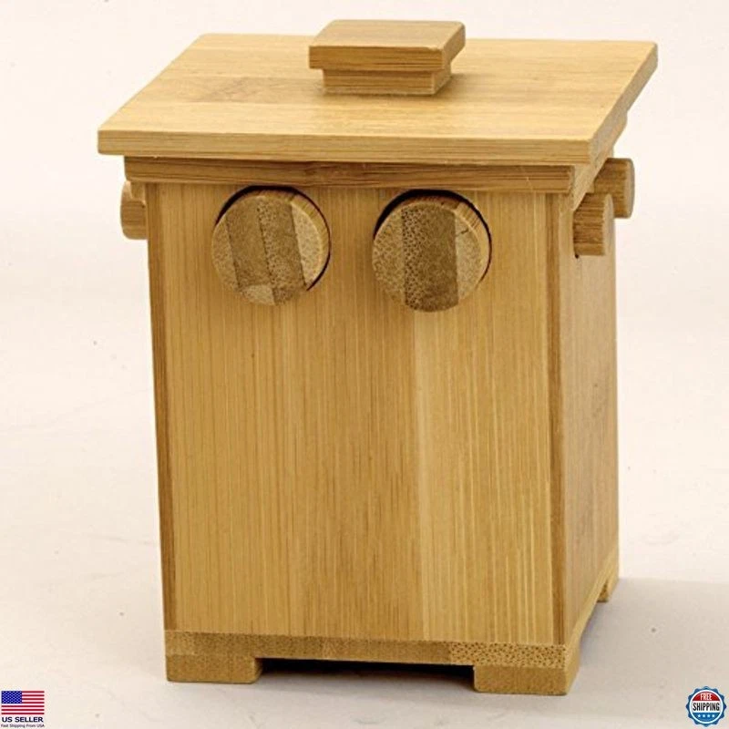 Caja de rompecabezas de bambú de madera - Rompecabezas de 1 pieza - Regalo único para amantes de los rompecabezas Foto 3 de 4