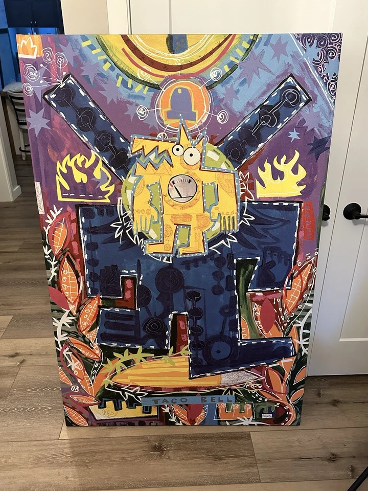 Raro conjunto completo de arte en lienzo Taco Bell Mark T Smith, 3 fotos, envío gratuito Foto 2 de 3