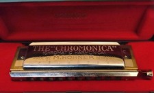 Vintage M. Hohner The Chromonica Germany Harmonica Grand Prix Paris 1937