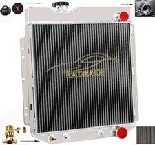 4 Row Aluminum Radiator For 1960-1966 Ford Comet Falcon Ranchero Mustang V8 L6