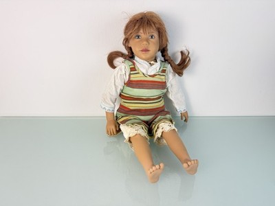 Künstlerpuppe Sigikid Vinyl Puppe 56 cm. Top Zustand 