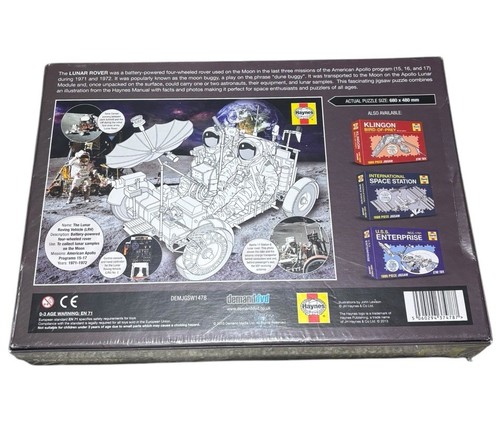 Apollo Lunar Rover 1000 Piece Jigsaw Puzzle By Haynes Sealed Vehicle Space - Picture 2 of 2