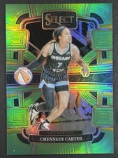 2024 Panini Select WNBA Chennedy Carter Neon Green Prizm /75 #29