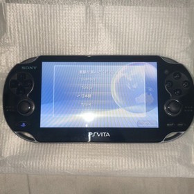 Excellent Sony PlayStation PS Vita  PCH-1100 Crystal Black Console Value Pack
