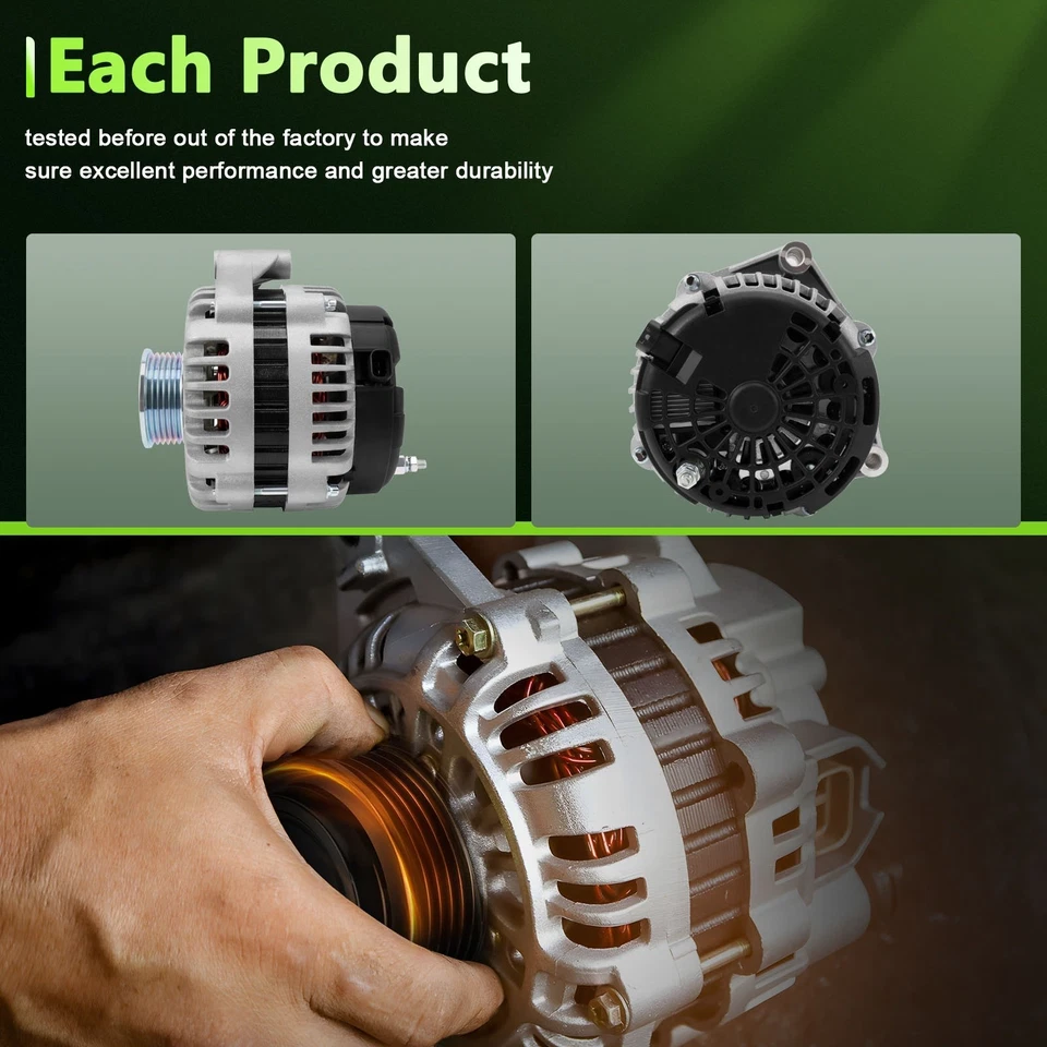 Alternator Fits Chevrolet Silverado Cadillac Escalade ESV EXT 2007-2014 8301 — 第 3/4 张图片