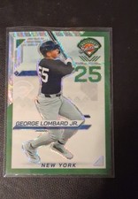 2025 Panini Prospect Edition - George Lombard Jr. #53 Green Wave Prizm /75 (RC)