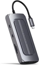 Satechi USB-C Multiport MX Adapter – Dual 4K HDMI, 100W Charging, Gigabit Ethern