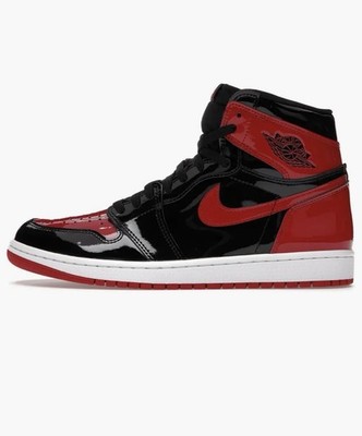 Nike Air Jordan 1 High OG  Patent Bred  - US10/EU44 - Neu - OVP