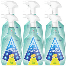 6 x 750ml Astonish White Vinegar Cleaner Zesty Citrus – Multi-Surface Spray 3.55 per litre