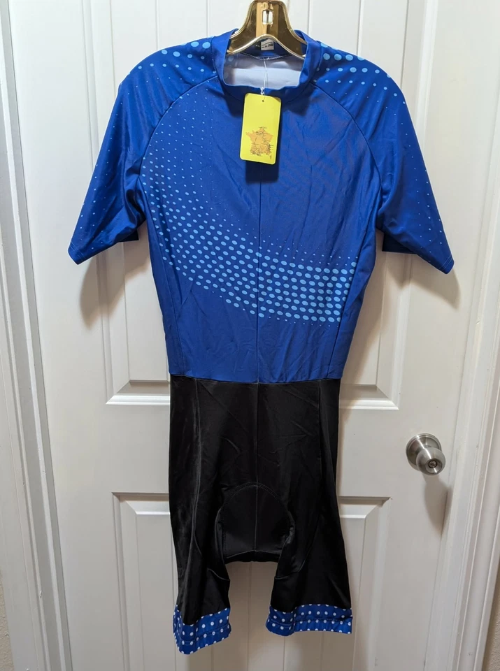 NEW! Tri Skin TriSuit Women's XL Blue/Black Cycling Clothing Triathlon Endura - Image 2 of 4