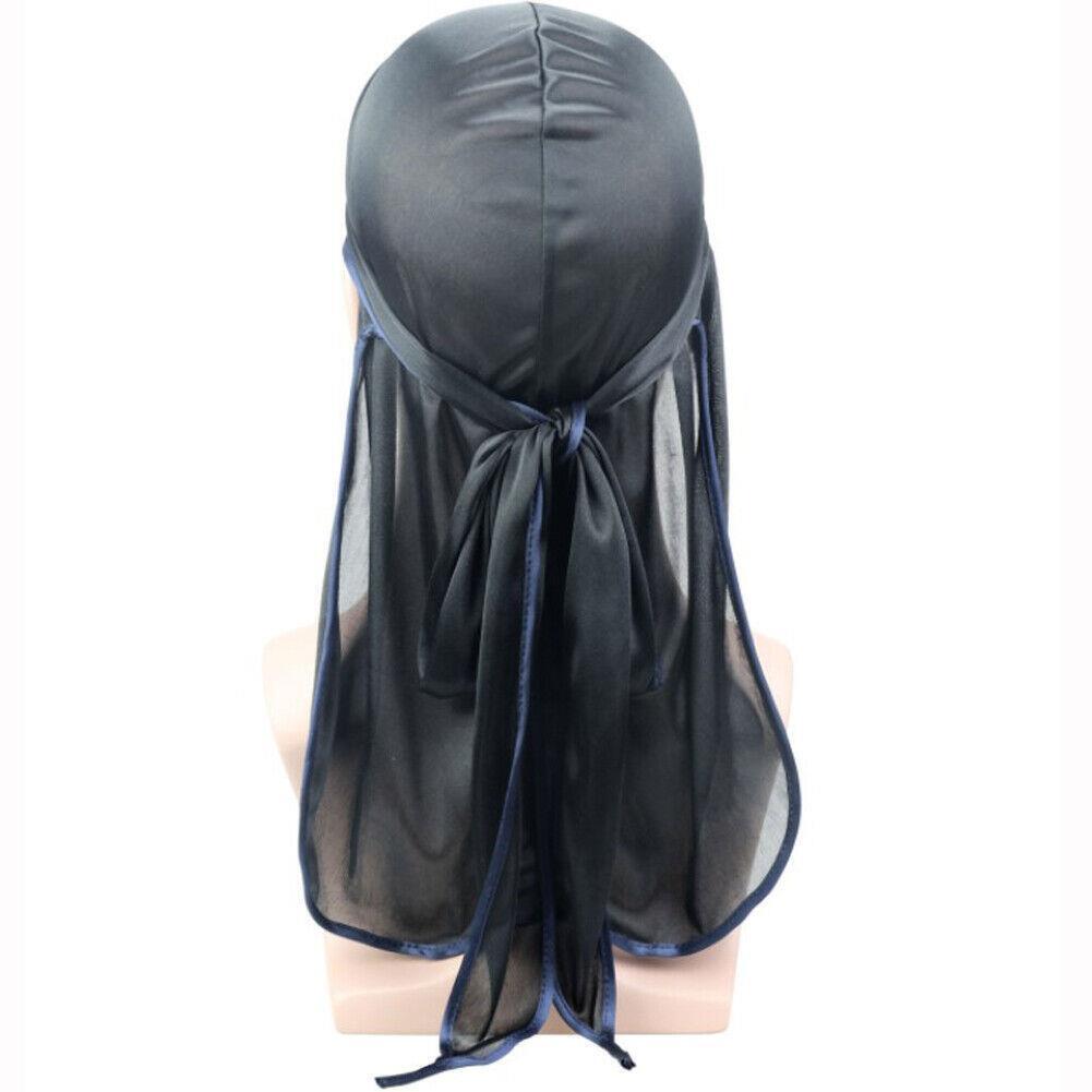 Velvet Silky Durag Hat Cap Unisex Women Premium Designer Doo Rag Wave UK**