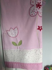 Pair Of Next Pink Friends Are Flowers Girls Curtains 168x137cm Pencil Pleat