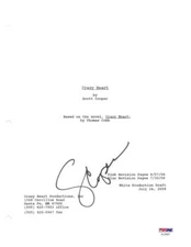 Scott Cooper Signed Crazy Heart 8.5 x 11 Script Page 1 PSA/DNA #AC20507