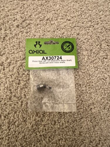 AX30724 Axial Pinion Gear 32P 13T Steel 3mm Motor Shaft - NEW!